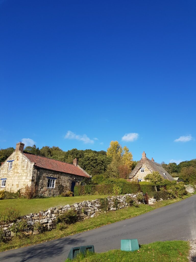 Image of the village on the walk from Hemsley to Riverux, part of a 1 week itinerary around the North Yorkshire Moors 